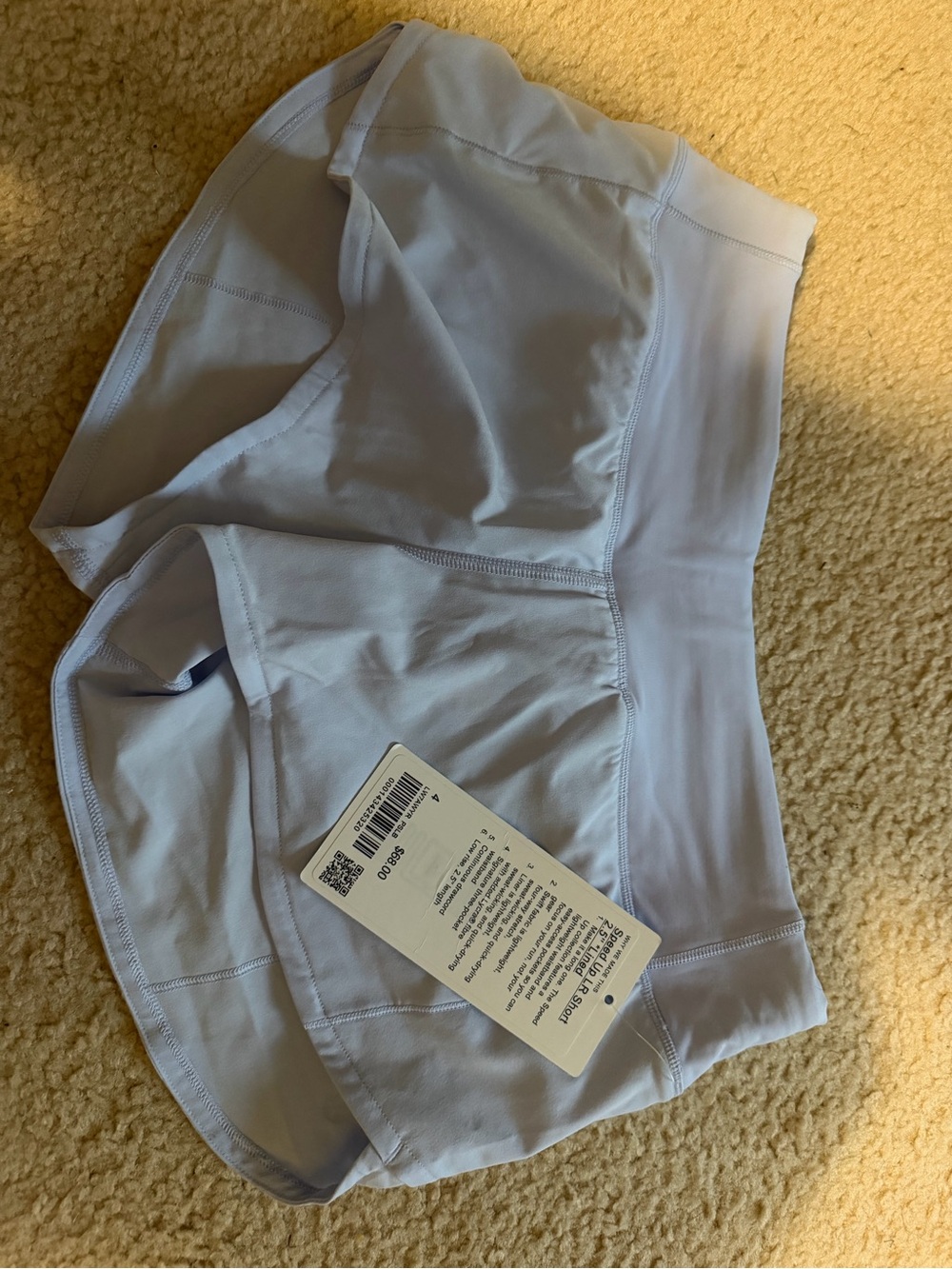 lululemon athletica Light Lavender Performance Running Shorts